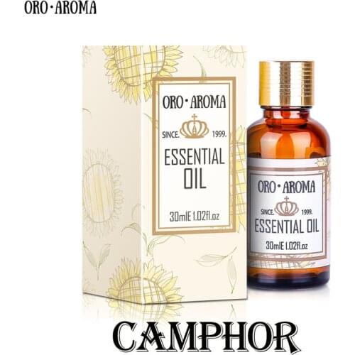 Famous brand oroaroma natural aromatherapy Camphor oil Soothing function Inhibit bacteria Acne treatment Camphor essential oil