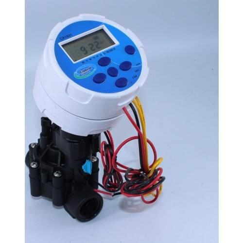 Z&Wzanchen CA1601-9V Battery- Operated waterproof Irrigation Controller (1-Zone)+1in DC Latching solenoid valve