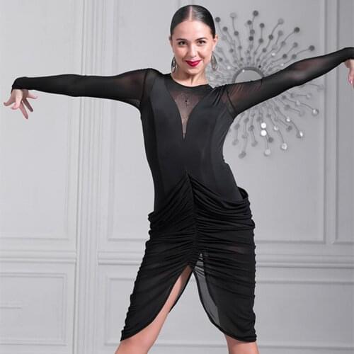 Red latin american dance dresses women latin dress modern dance costume sexy tango dresses dance wear latino women salsa
