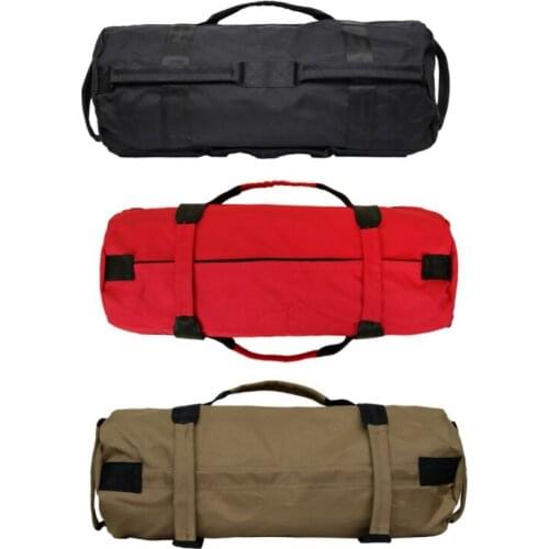 Fitness Weights Sandbags Training Exercise Yoga Heavy Duty Workout Gym 40lbs Sandbag With 4 Adjustable Filler Sand Bags