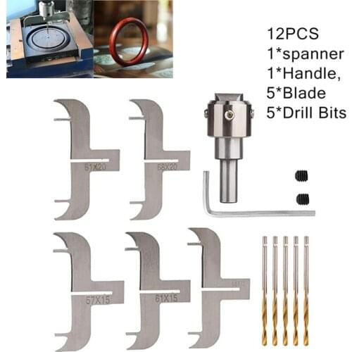 Wooden Bracelet Ring Milling Cutter Blades Wooden Thick Ring Maker Tool Kit