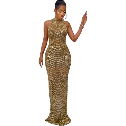 2021 New Clothes Dashiki Boubou Robe Africaine Femme Bazin Riche Party Africa Maxi Long Dress African Diamonds Dresses For Women