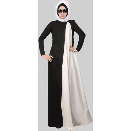 2016 New Arrival Islamic Muslim long dress for Women Malaysia abayas in Dubai Turkish ladies clothing high quality long dress KJ