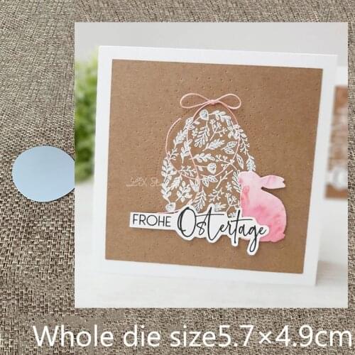 New Design Craft Metal stencil mold Cutting Dies hole egg decoration scrapbook die cuts Album Paper Card Craft Embossing