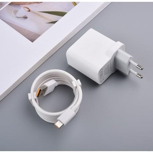 Original 5V 6A Realme EU Charger 30W Fast Charging Power Adapter Type C Cable For Realme 6 X50 X2 Q2 X7 Pro V3 V15 GT Neo X X7