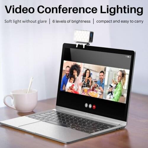 VIJIM CL08 Mini Webcam Light Portable Video Conference Light for Apple Macbook Air Pro iPad Pro 4 5 Other Laptop Video Light