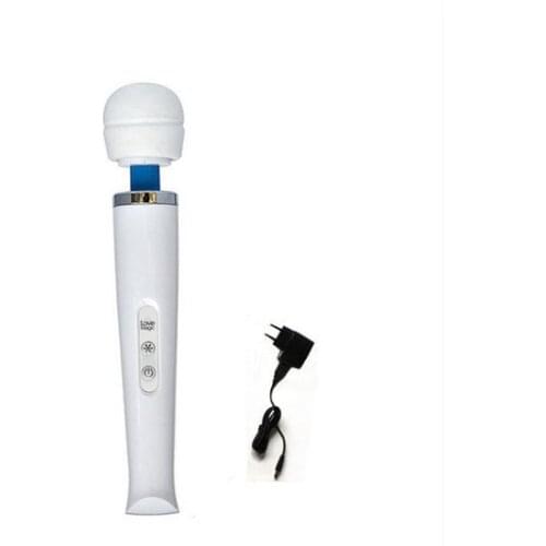 Rechargeable 20 Speed Magic Wand Massager,AV Vibrators,G-spot Powerfull Vibration,Full Body Massager All Plugs by DHL