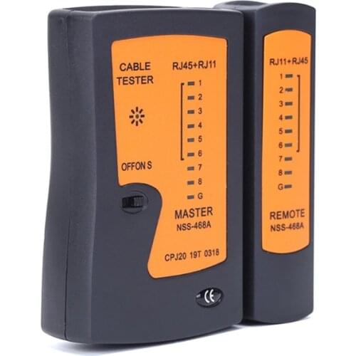 RJ45 Network Cable Tester for Lan Phone RJ45 RJ11 Line Shielded Network Wire Ethernet Repair Test