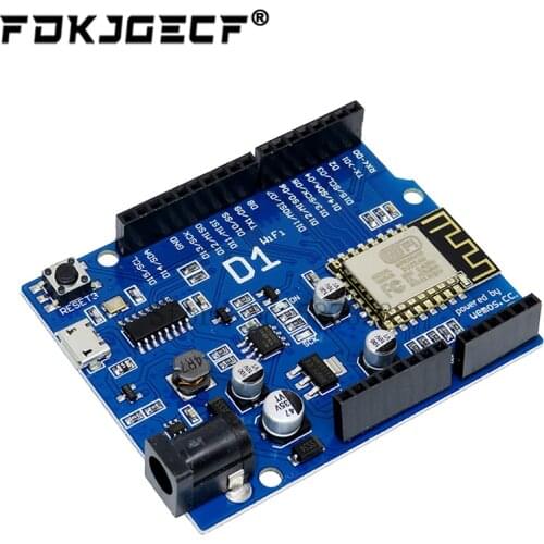 Smart Electronics ESP-12F WeMos D1 WiFi uno based ESP8266 shield for arduino Compatible IDE