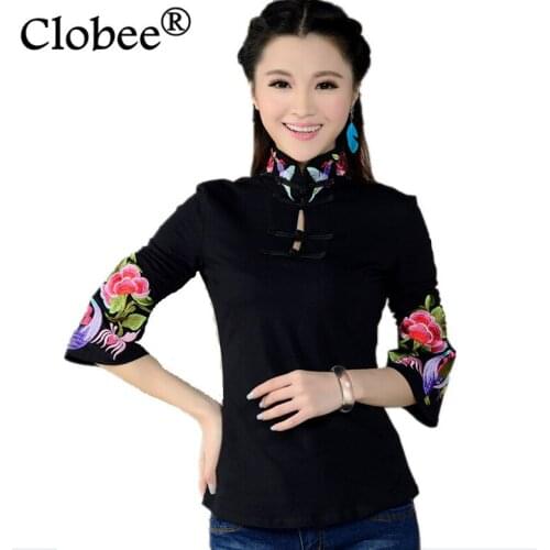 Блузки с вышивкой Xulanbaby China At AliExpress