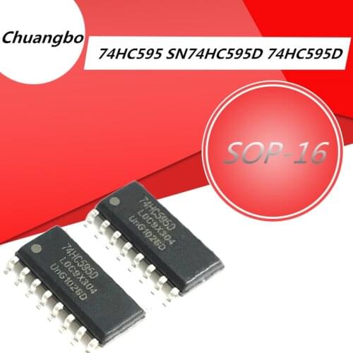 10pcs 74HC595D 74HC595 SN74HC595D SOP-16 New spot