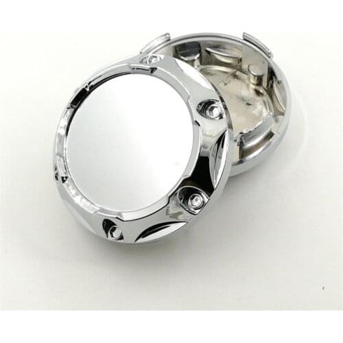 4PCS Diamater 64mm Chrome Black For Car Plastic Universal Modified Wheel Hub Center Centre caps Hubcaps Cover