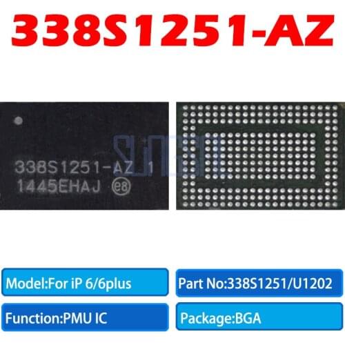 5pcs/lot New Original 338S1251-AZ Main Power IC chip for iPhone 6/6plus 338S1251 Big/Large Management PMIC PMU IC U1202