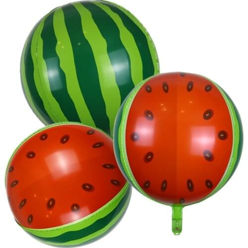 Watermelon Summer Party Fancy Fruit Balloon for Birthdays Hawaiian Beach Party Decorations