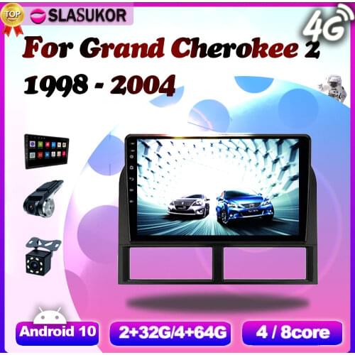 For Jeep Grand Cherokee 2 WJ 1998 1999 2000 2001 2002 2003 2004 Android Car Radio Multimedia Video Player GPS DVD No 2 din 2din
