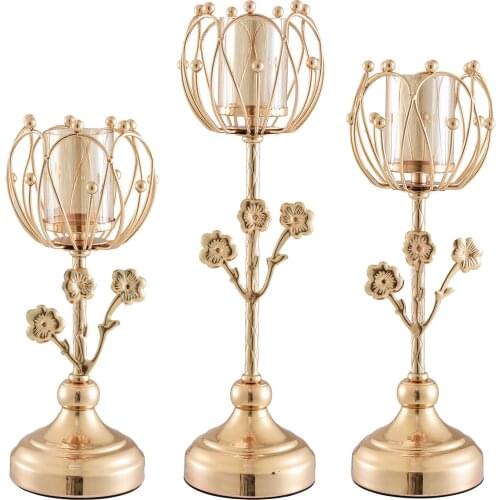 Tea Light Candle Holder Wedding Table Centerpiece Decoration Pillar Candlestick