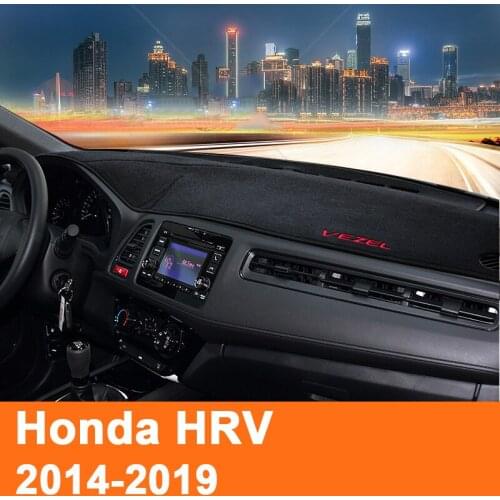 For Honda HRV HR-V Vezel 2014 2015 2016 2017 2018 2019 Dashmat Dash Mat Dashboard Cover Pad Sun Shade Carpet ANti-UV Accessories