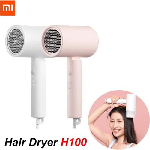 Original XIAOMI MIJIA Portable Anion Hair Dryer Nanoe Water ion hair care Professinal Quick Dry 1600W Travel Foldable Hairdryer