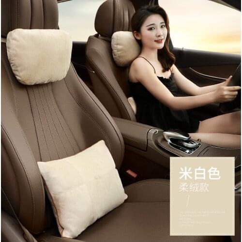 Quality Car Headrest Neck Support Seat / Maybach Design S Class Soft Universal Adjustable Car Pillow Neck Rest Cushion