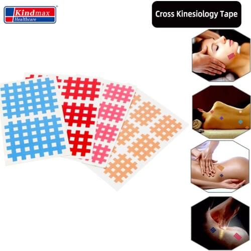 1 Piece 2,6,8,9 Stickers Kindmax Cross Kinesiology Tapes for Pain Relief Cross Physio Muscle Tape Breathable