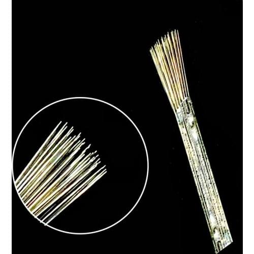 Round 40 Eyebrow Tattoo Permanent Makeup 40 Round Needles Microblading 3D Eyebrow Embroidery Fog Round Needle