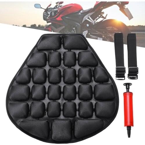 Mayitr 1pc Motorcycle Air Seat Cushion Pressure Relief Ride Anti-Gravity TPU Absorption Mat 37.5x36x4cm Accessories