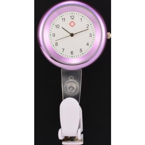 Fashion Silicone Nurse Watch 8 Colors Round Dial Quartz Pocket Fob Watches Brooch Pendant Doctor Medical Portable Watch Clock