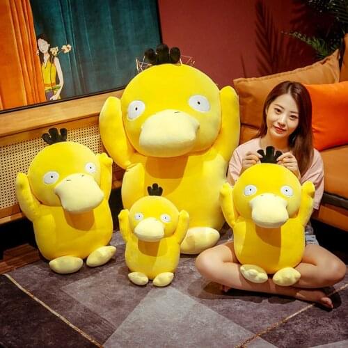 25-45CM Pokemon Anime Cartoon Psyduck Plush Toy Psyduck Daze Yellow Duck Plush Soft Pillow Bed Home Decoration Sofa Doll Toys