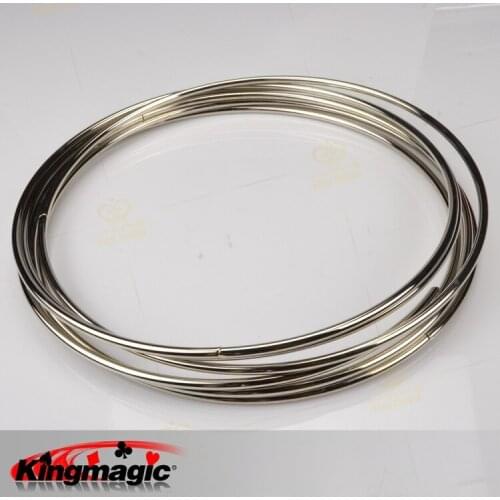 Holiday Sales 6 Linking Rings steel pipe with magent 31cm Professional diameter 31cm stage magic props