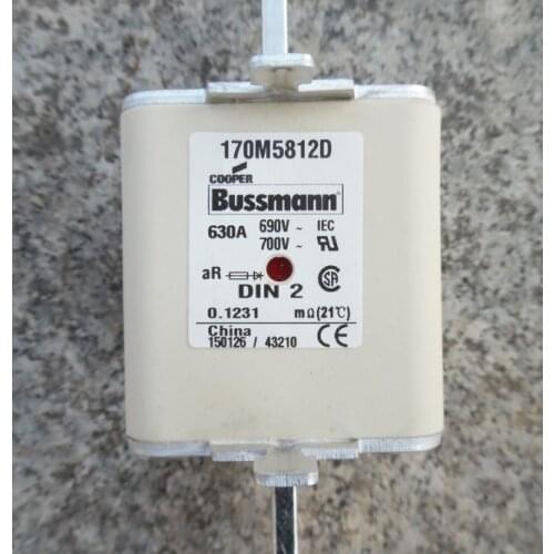 Fuses: 170M5813 700A 690V / 170M5812D 630A / 170M5813D 700A 690V aR