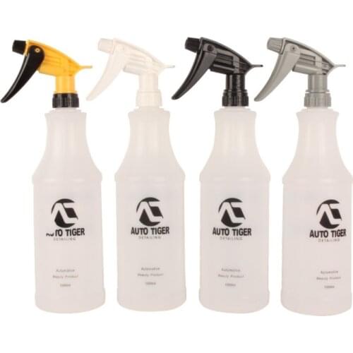 1Pc Professional 1000ML Ultra-fine Water Mist Cylindrical Spray Bottle HDPE Chemical Resistant Sprayer For QD Liquid Auto detail