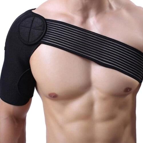 Adjustable Left/Right Shoulder Support Bandage Protector Brace Cuff Elbow Wrap Joint Pain Injury Shoulder Strap Guard Strap Belt