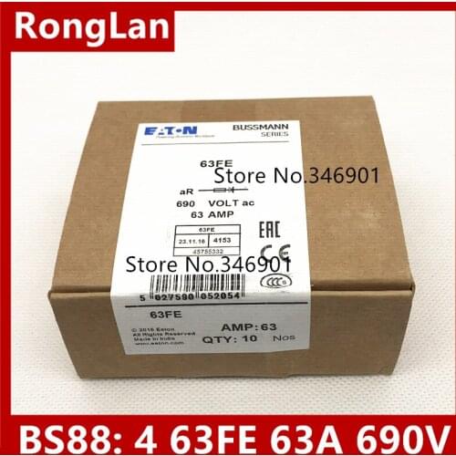 [SA]United States BUSSMANN fuse 63FE 35A 40A 45A 50A 63A 690V BS88: 4 fuse 35FE 40FE 45FE 50FE 56FE 63FE 80FE 100FE --20PCS/LOT