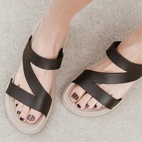 2021 Summer Womens Sandals Flip Flops Ladies Fashion Beach Vacation Casual Breathable Comfort High Quality Slippers