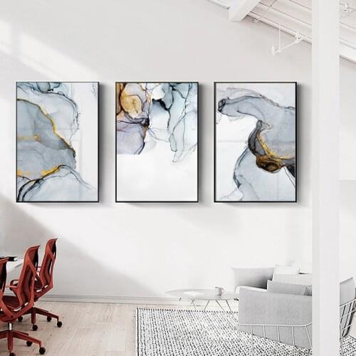 Morden Abstract Wall Art Canvas Painting Geometric Painting Canvas Poster Wall Picture Home Decor Morden Canvas Painting