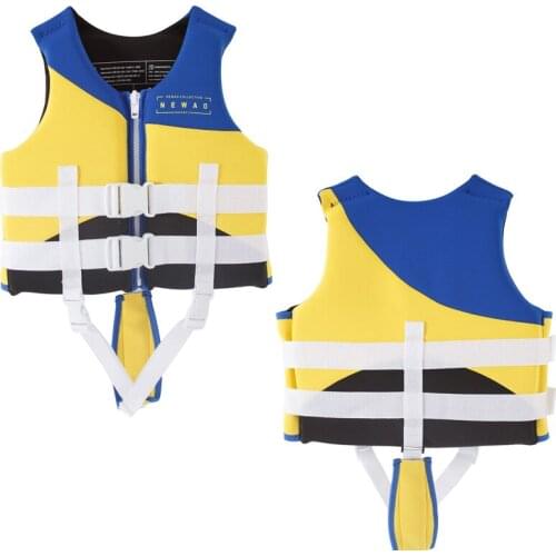 Kids Life Jacket Neoprene Safety Life Vest for Swimming Drifting Surf Pool Boating Kayak Watersports Vest Safety Swimsuit Child