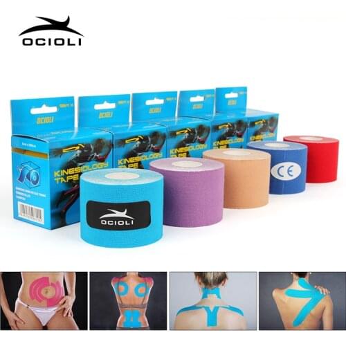 Macure Tape Sports Cotton Kinesiology Elastic Adhesive Muscle Physio Cure Injury Support K Active Nastro Kinesiologia Sport