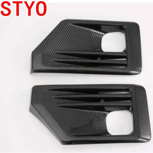 STYO For Toyota RAV4 Adventure 2019 2020 ABS Chrome Front Rear Foglight Fog Light Lamp Cover Trim