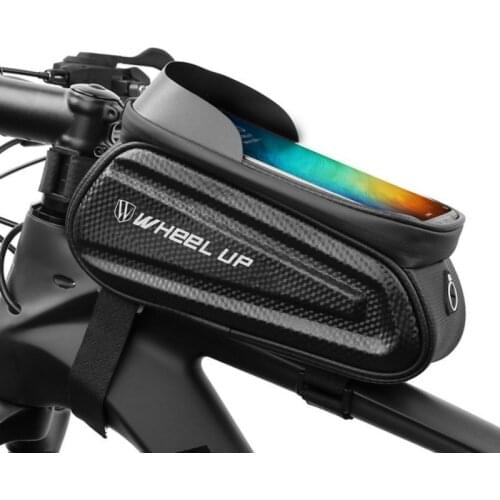 Bike Phone Front Frame Bag Bicycle Bag Waterproof Bike Phone Mount Top Tube Bag Bike Phone Case Holder Accessories