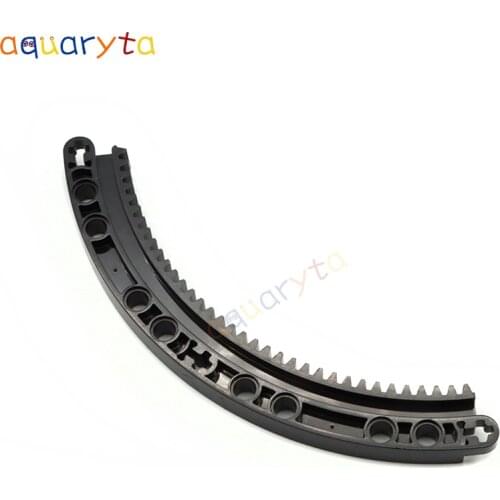 AQUARYTA 8pcs Technology Gear Rack Annular Rack 1/4 Circle 11X11 Building Blocks Parts Compatible with 24121 Educational Toys
