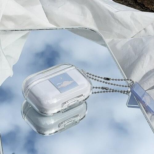 For Airpods Pro 2 1 Case Oil Painting Transparent Cute Bluetooth Headphone Accessories Shockproof Case airpod For Airpods case