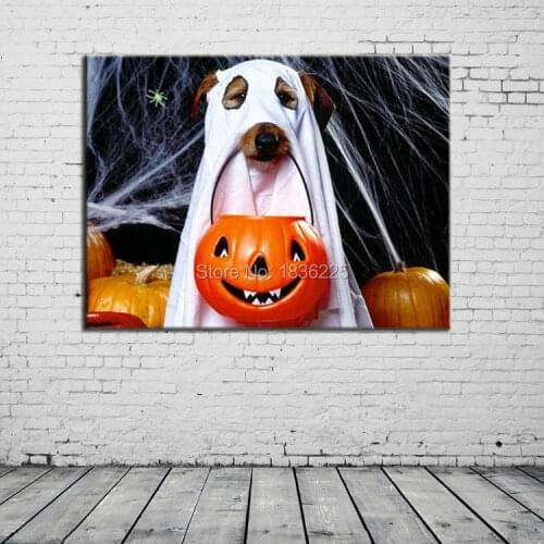 Designer home decor animal photos to paint lovely dog abstract paintings canvas paintings modern abstract oil painting halloween