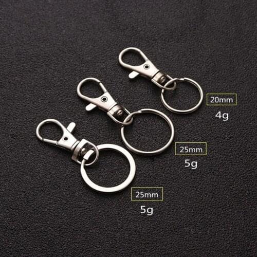 10Pcs Keychain Hooks with Key Rings Keychain Clip Hooks With Rings for Jewelry