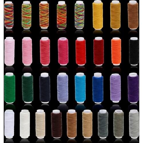 MIUSIE Sewing Knitting Thread Reel for Hand Stitching Machine Sewing Thread Finest Polyester Durable Embroidery Quilting Tools