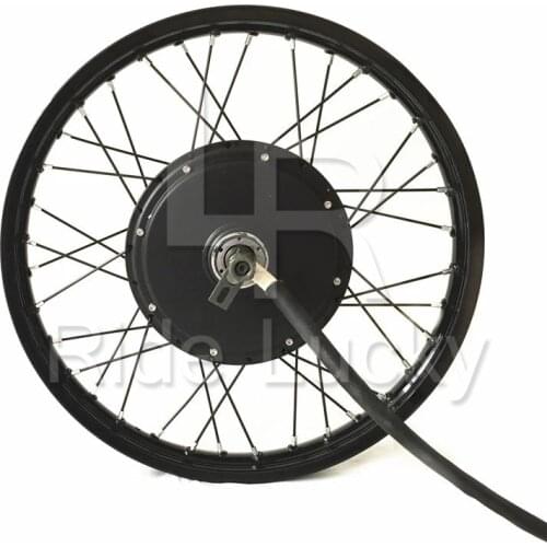 QS V3 electric bike hub motor wheel 10kw peak power on 16" 17" 18" 19" motorcycle wheel