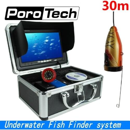 SY710 30m Professional Underwater Fish Finder system 7"LCD Monitor 1000TVL Video Underwater Camera Ice Lake Fishing camera