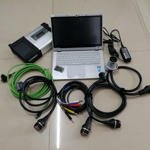 2020 Top quality Mb Star C5 V12/2020 Newest DAS/XEN TRY/Vediamo/DTS with Laptop CF-AX2 Touch Screen Mb Star C5 SD C5 for b-enz