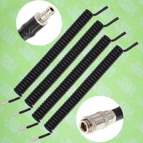 4PCS NIBP cuff Air Hose helical tube with bayonet connector for HP/Siemens/Mindray/Spacelabs/MEK/NPB/Contec NIBP monitor