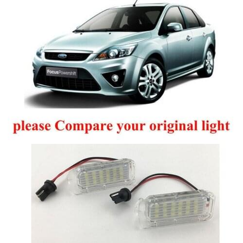 Car Accessories Special Car License Plate Lamp For Ford Focus 5d 2009 automotive goods car products canbus error free