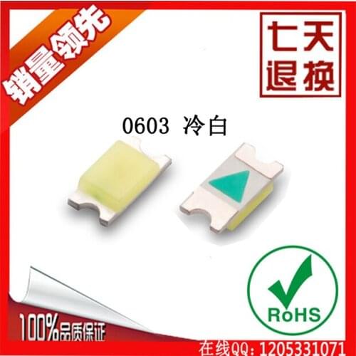 Free shipping 1000PCS White SMD Bulb Lamp Light Emitting Diode LED